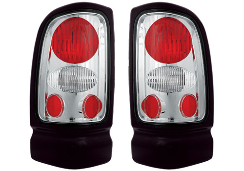 IPCW Crystal Clear Lens Tail Light Set 94-02 Dodge Ram